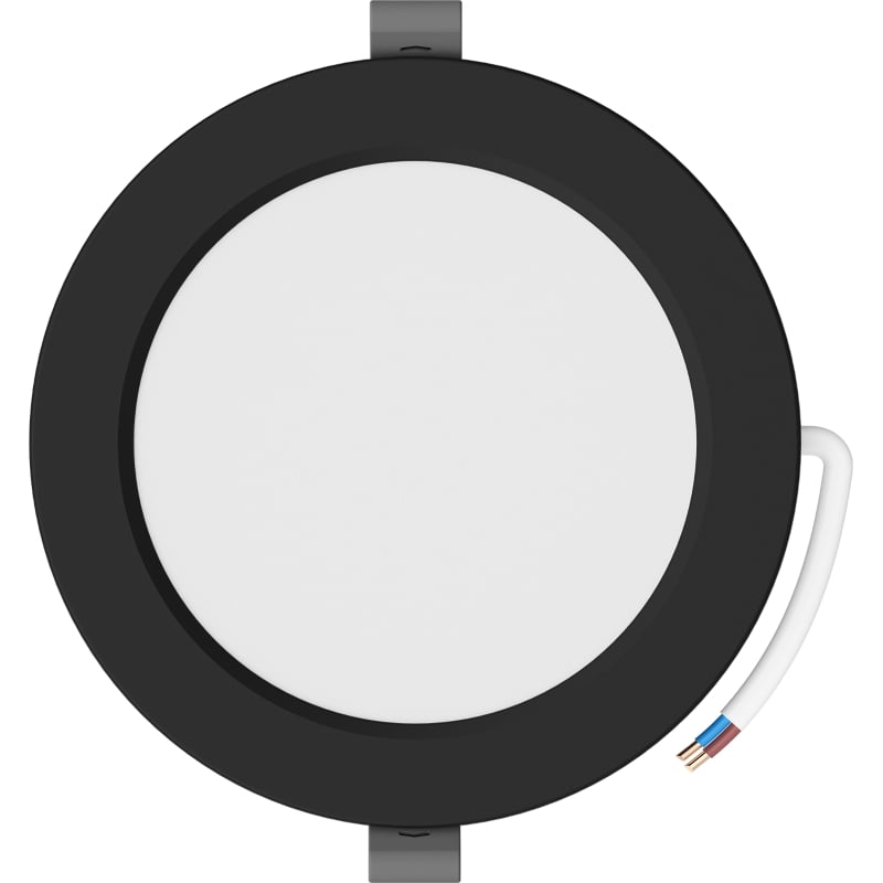 Mexen LDRR panel de techo empotrado downlight LED fi 14 cm, 9W, Frío - 6500K, 720 lm, negro - L210-014-0965-70