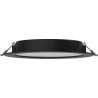Mexen LDRR Iebūvētā griestu LED downlight panelis, fi 17 cm, 12W, Neitrāls - 4000K, 900 lm, melns - L210-017-1240-70