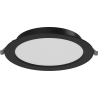 Mexen LDRR alakatto-paneeli LED alasvalo upotettu fi 17 cm, 12W, Neutraali - 4000K, 900 lm, musta - L210-017-1240-70