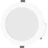Mexen LDRR plafondpaneel downlight LED inbouw fi 17 cm, 12W, Koud - 6500K, 1320 lm, wit - L210-017-1265-20