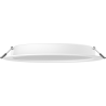 Mexen LDRR griestu panelis LED iemontēts fi 22 cm, 18W, Neitrāls - 4000K, 1980 lm, balts - L210-022-1840-20