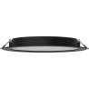 Mexen LDRR griestu panelis downlight LED iebūvēts fi 22 cm, 18W, Neitrāls - 4000K, 1440 lm, melns - L210-022-1840-70