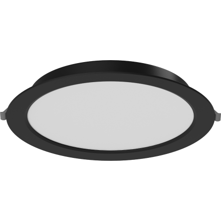 Mexen LDRR panel sufitowy downlight LED wpuszczany fi 22 cm, 18W, Neutralna - 4000K, 1440 lm, czarny - L210-022-1840-70
