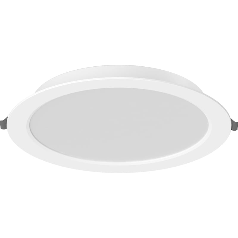 Mexen LDRR panel de techo downlight LED empotrado de diámetro 22 cm, 18W, Fría - 6500K, 1980 lm, blanco - L210-022-1865-20