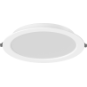 Mexen LDRR Iebūvējama griestu LED panelis downlight fi 22 cm, 18W, Auksta - 6500K, 1980 lm, balts - L210-022-1865-20