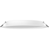 Mexen LDRR panel de techo downlight LED empotrado de diámetro 22 cm, 18W, Fría - 6500K, 1980 lm, blanco - L210-022-1865-20