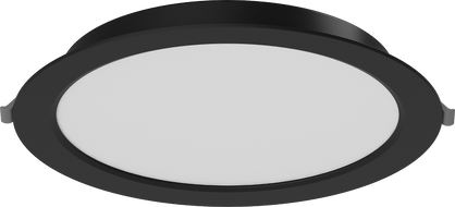 Mexen LDRR griestu panelis LED iemontējams, diametrs 22 cm, 18W, Auksti - 6500K, 1440 lm, melns - L210-022-1865-70