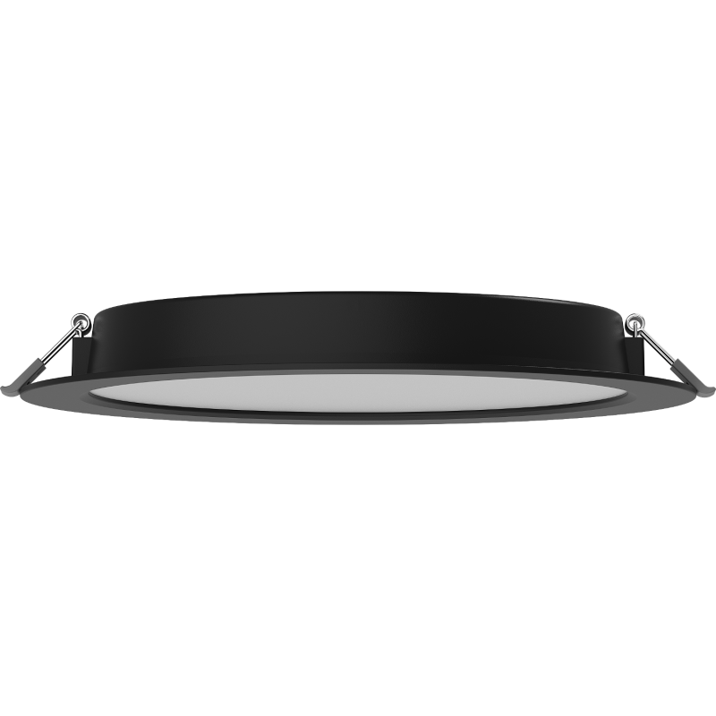 Mexen LDRR griestu panelis LED iemontējams, diametrs 22 cm, 18W, Auksti - 6500K, 1440 lm, melns - L210-022-1865-70