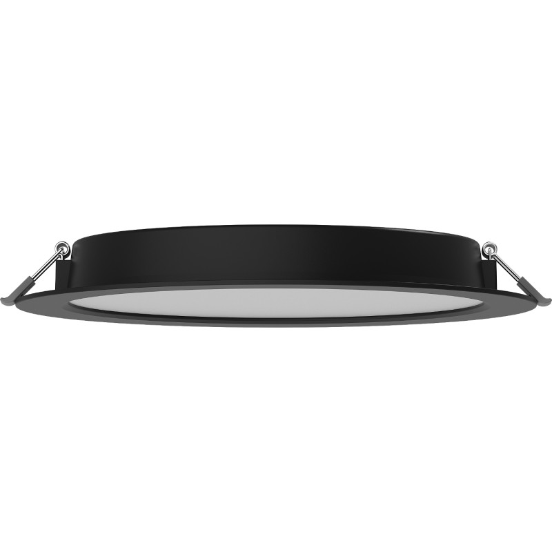 Mexen LDRR inbouw LED downlight plafondpaneel Ø 22 cm, 18W, Koud - 6500K, 1440 lm, zwart - L210-022-1865-70