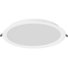 Mexen LDRR panel sufitowy downlight LED wpuszczany fi 30 cm, 24W, Neutralna - 4000K, 2640 lm, biały - L210-030-2440-20