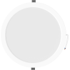 Mexen LDRR iebūvēts LED griestu panelis ar matētas gaismakoru downlight, fi 30 cm, 24W, Neitrāla - 4000K, 2640 lm, balts
