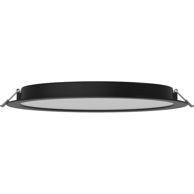 Mexen LDRR panel de techo downlight LED empotrado de 30 cm de diámetro, 24W, Neutro - 4000K, 1920 lm, negro - L210-030-2440-70