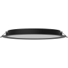 Mexen LDRR iebūvējamais LED downlight griestu panelis, diametrs 30 cm, 24W, Neitrāla - 4000K, 1920 lm, melns