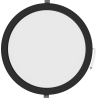 Mexen LDRR iebūvējamais LED downlight griestu panelis, diametrs 30 cm, 24W, Neitrāla - 4000K, 1920 lm, melns
