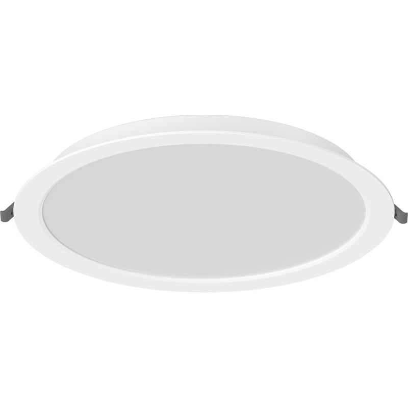 Mexen LDRR infälld LED-downlight takpanel Ø 30 cm, 24W, Kall - 6500K, 2640 lm, vit - L210-030-2465-20