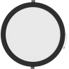 Mexen LDRR pannello da soffitto downlight LED ad incasso Ø 30 cm, 24W, Freddo - 6500K, 1920 lm, nero - L210-030-2465-70