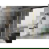 Mexen Mist-F καμπίνα ντους πτυσσόμενη δεξιά 80 x 80 cm, διάφανο, χρυσό
