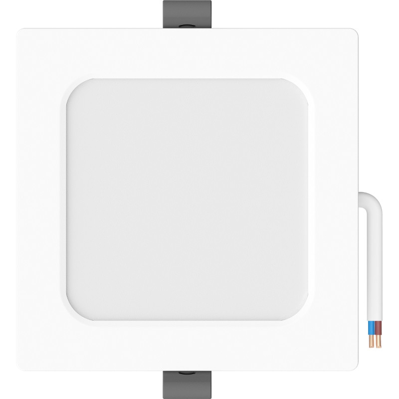 Mexen LDRR LED inbouw downlight plafondpaneel 12 x 12 cm, 6W, Neutraal - 4000K, 600 lm, wit - L211-012-0640-20