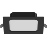 Mexen LDRR led-mahalamp alla süvistatud paneel, 12 x 12 cm, 6W, neutraalne - 4000K, 390 lm, must - L211-012-0640-70