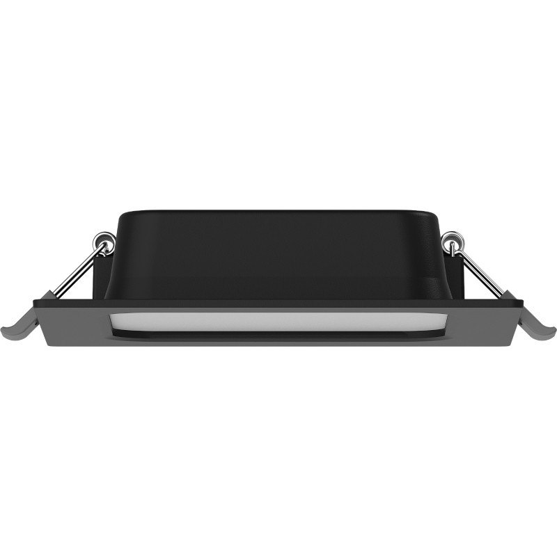 Mexen LDRR takmonterad downlight LED infälld 12 x 12 cm, 6W, Neutral - 4000K, 390 lm, svart - L211-012-0640-70