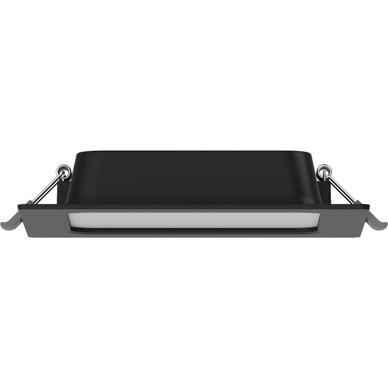 Mexen LDRR pannello da soffitto downlight LED incassato 14 x 14 cm, 9W, Neutro - 4000K, 720 lm, nero - L211-014-0940-70