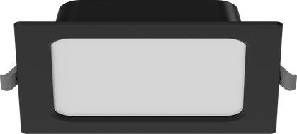 Mexen LDRR LED-Einbau-Deckenpaneel Downlight 14 x 14 cm, 9W, Kalt - 6500K, 720 lm, schwarz - L211-014-0965-70