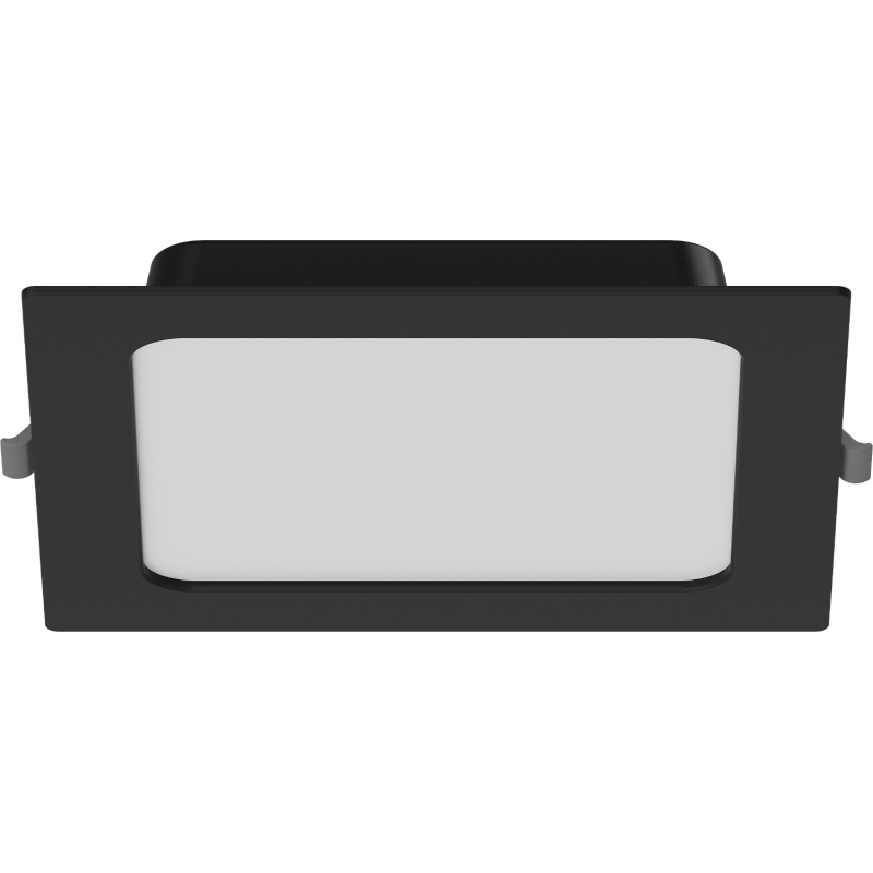 Mexen LDRR iestrādāts LED griestu panelis 17 x 17 cm, 12W, Neitrāls - 4000K, 1320 lm, melns - L211-017-1240-70