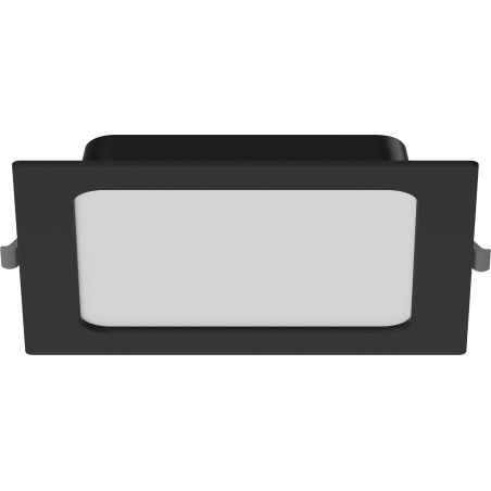 Mexen LDRR iestrādāts LED griestu panelis 17 x 17 cm, 12W, Neitrāls - 4000K, 1320 lm, melns - L211-017-1240-70