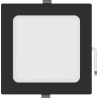 Mexen LDRR iestrādāts LED griestu panelis 17 x 17 cm, 12W, Neitrāls - 4000K, 1320 lm, melns - L211-017-1240-70