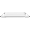 Mexen LDRR panneau de plafond encastré LED downlight 17 x 17 cm, 12W, Froid - 6500K, 1320 lm, blanc - L211-017-1265-20