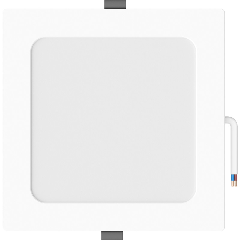 Mexen LDRR LED infälld takpanel downlight 17 x 17 cm, 12W, Kallt - 6500K, 1320 lm, vit - L211-017-1265-20
