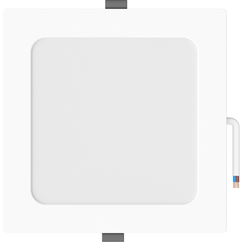 Mexen LDRR panneau de plafond encastré LED downlight 17 x 17 cm, 12W, Froid - 6500K, 1320 lm, blanc - L211-017-1265-20