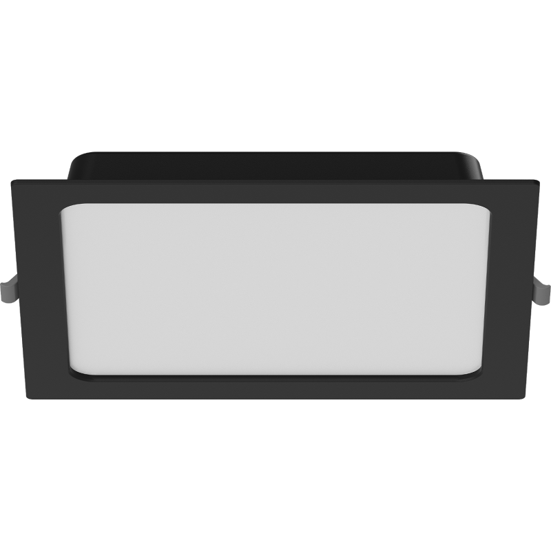 Mexen LDRR griestu panelis downlight LED iebūvējams 22 x 22 cm, 18W, Neitrāls - 4000K, 1350 lm, melns - L211-022-1840-70