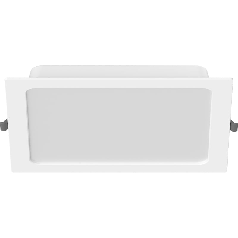 Mexen LDRR inbyggd LED downlight takpanel 22 x 22 cm, 18W, Kall - 6500K, 1980 lm, vit - L211-022-1865-20