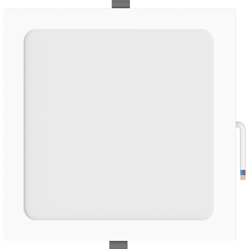 Mexen LDRR inbyggd LED downlight takpanel 22 x 22 cm, 18W, Kall - 6500K, 1980 lm, vit - L211-022-1865-20