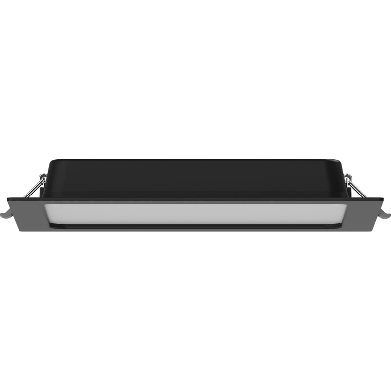 Mexen LDRR infälld LED-downlight-takpanel 22 x 22 cm, 18W, Kall - 6500K, 1440 lm, svart - L211-022-1865-70