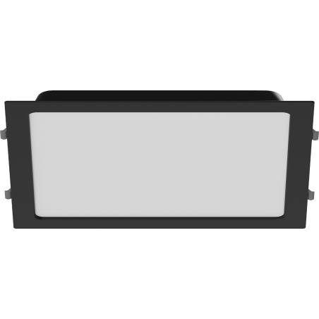 Mexen LDRR panneau de plafond LED encastré downlight 30 x 30 cm, 24W, Neutre - 4000K, 1920 lm, noir - L211-030-2440-70