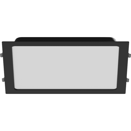 Mexen LDRR pannello da soffitto LED downlight incassato 30 x 30 cm, 24W, Neutro - 4000K, 1920 lm, nero - L211-030-2440-70