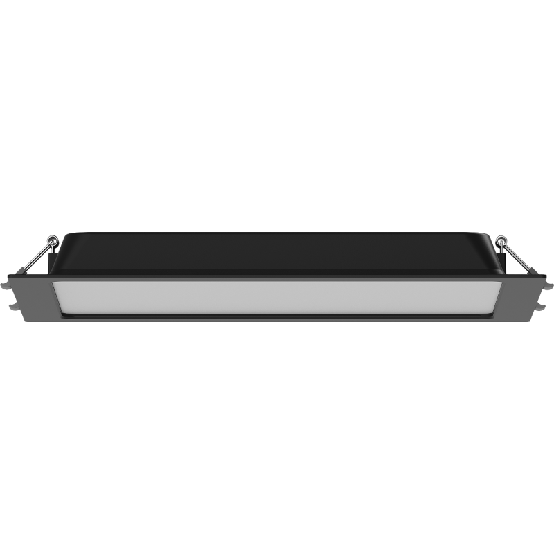 Mexen LDRR griestu panelis LED downlight kvadrātveida 30 x 30 cm, 24W, Auksts - 6500K, 1920 lm, melns - L211-030-2465-70