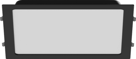 Mexen LDRR ceiling panel recessed LED downlight 30 x 30 cm, 24W, Cold - 6500K, 1920 lm, black - L211-030-2465-70