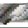 Mexen Mist-F Διπλή καμπίνα ντους πτυσσόμενη δεξιά 70 x 110 εκ., διαφανής, χρυσή
