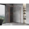 Mexen Mist-F cabina doccia pieghevole sinistra 85 x 75 cm, trasparente, rame spazzolato - 8A6T-085-075-65-00-L