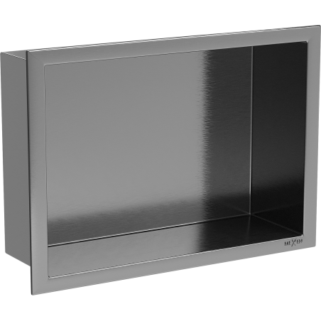 Mexen X-Wall-R nišas plaukts ar apkakli 30 x 20 cm, ieroča pelēks birstēts - 19E0302010