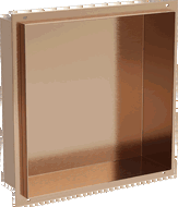 Mexen X-Wall-NR niššriiul ilma ääriseta 30 x 30 cm, harjatud vask - 19C1303010