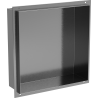 Mexen X-Wall-NR półka wnękowa bez kołnierza 30 x 30 cm, gun gray szczotkowany - 19E1303010
