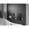 Mexen X-Wall-NR estante empotrado sin ribete 30 x 30 cm, gris arma cepillado - 19E1303010