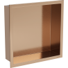 Mexen X-Wall-R nišas plaukts ar flanci 30 x 30 cm, pulēts varš - 19C0303010