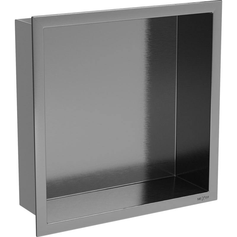 Mexen X-Wall-R nišas plaukts ar atloku 30 x 30 cm, sukāta ieroču pelēka - 19E0303010