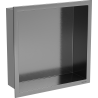 Mexen X-Wall-R nišas plaukts ar atloku 30 x 30 cm, sukāta ieroču pelēka - 19E0303010