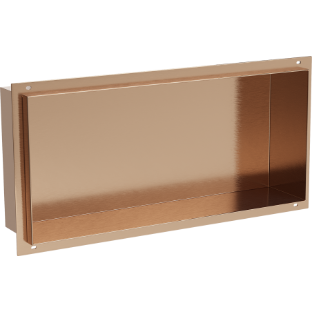 Mexen X-Wall-NR ripiano incassato senza flangia 45 x 20 cm, rame spazzolato - 19C1452010